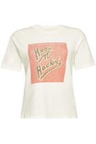 Current/elliott Current/elliott Keep It Rock Printed Cotton T-shirt