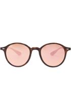 Ray-ban Ray-ban Rb4237 Liteforce Round Sunglasses - Brown