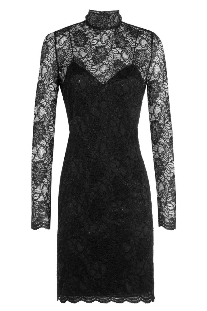 The Kooples The Kooples Lace Cocktail Dress - Black