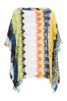 Missoni Mare Missoni Mare Fringed Knit Tunic With Cutout Striping - None