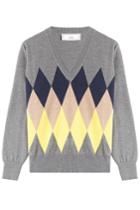 Ami Ami Wool Diamond Knit Pullover