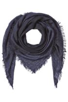Faliero Sarti Faliero Sarti Scarf With Virgin Wool And Silk - Blue