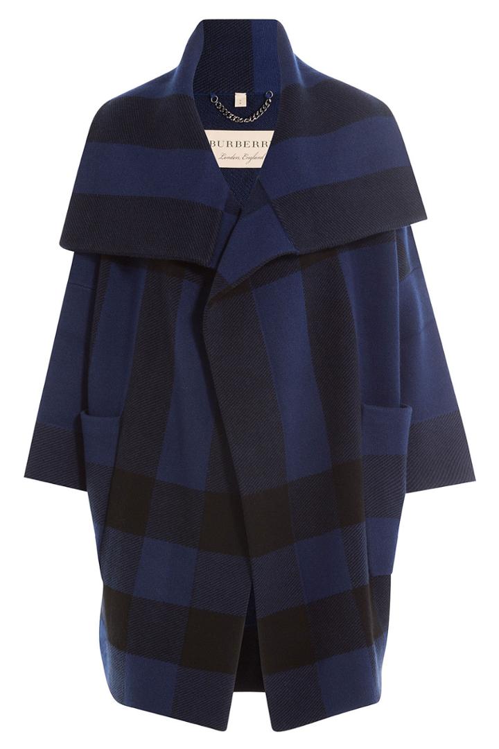 Burberry London Burberry London Printed Coat With Wool And Cashmere