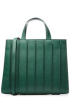 Max Mara Max Mara Leather Tote - Green