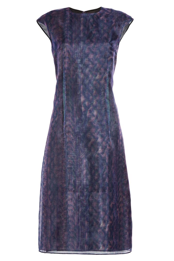 Maison Margiela Maison Margiela Printed Techno Organza Dress