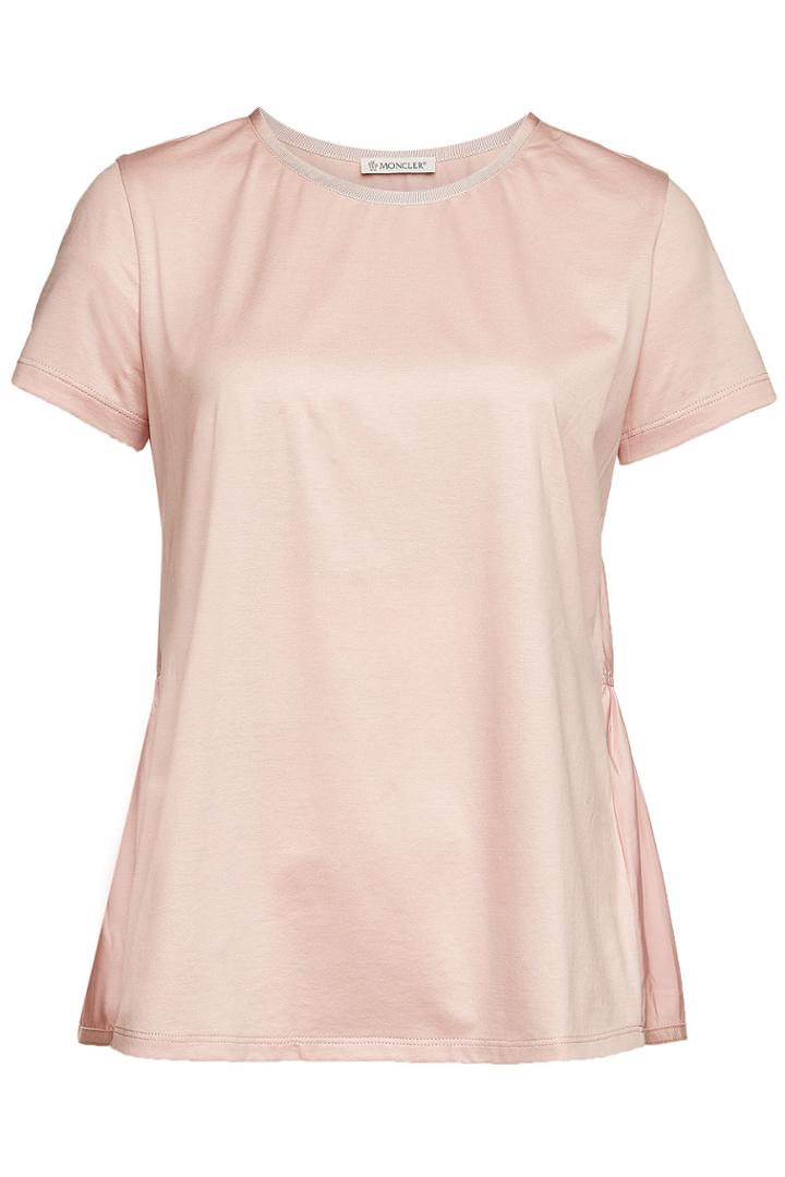 Moncler Moncler Cotton T-shirt With Peplum Back