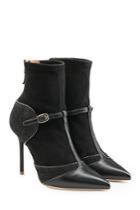 Malone Souliers Malone Souliers Suede And Leather Heeled Ankle Boot