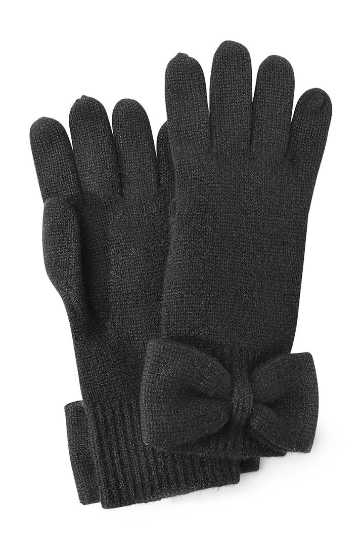 Marc By Marc Jacobs X Disney Marc By Marc Jacobs X Disney Cashmere Gloves With Bow - Black