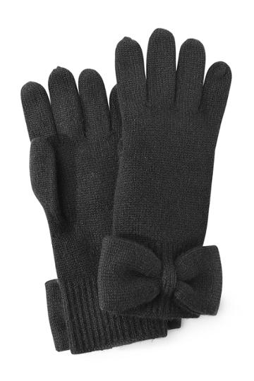 Marc By Marc Jacobs X Disney Marc By Marc Jacobs X Disney Cashmere Gloves With Bow - Black