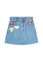 Marc Jacobs Marc Jacobs Denim Skirt With Patches