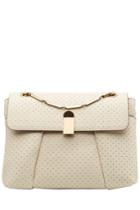 Roland Mouret Roland Mouret Bagatelle Perforated Leather Shoulder Bag - Beige