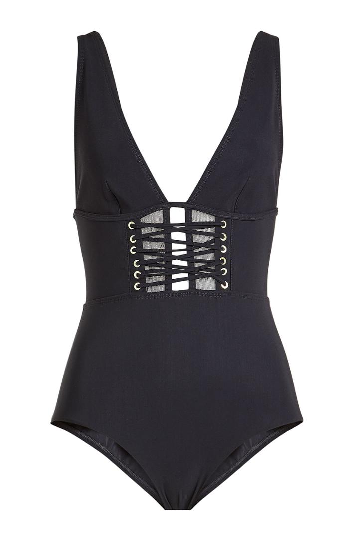 Zimmermann Zimmermann Tulsi Swimsuit With Lace-up Panel