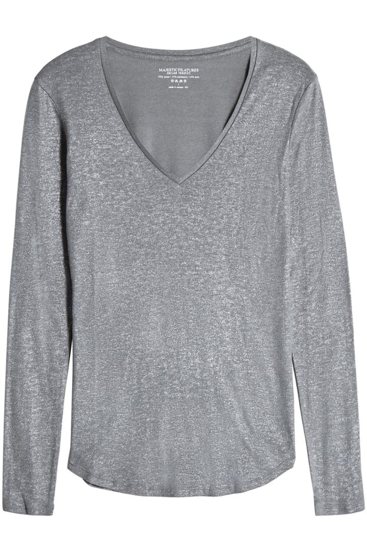 Majestic Majestic Top With Cotton, Cashmere And Silk