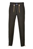 Marc Jacobs Marc Jacobs Striped Linen Drawstring Pants - None