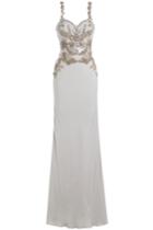 Alexander Mcqueen Alexander Mcqueen Embellished Silk Gown