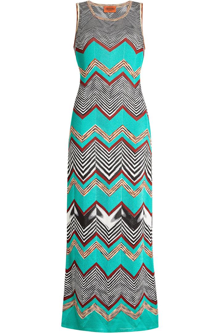 Missoni Missoni Knit Maxi Dress With Cotton