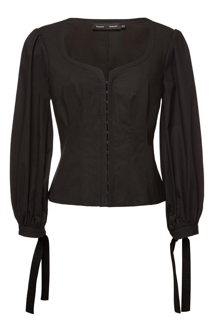 Proenza Schouler Proenza Schouler Cotton Top With Self-tie Bows