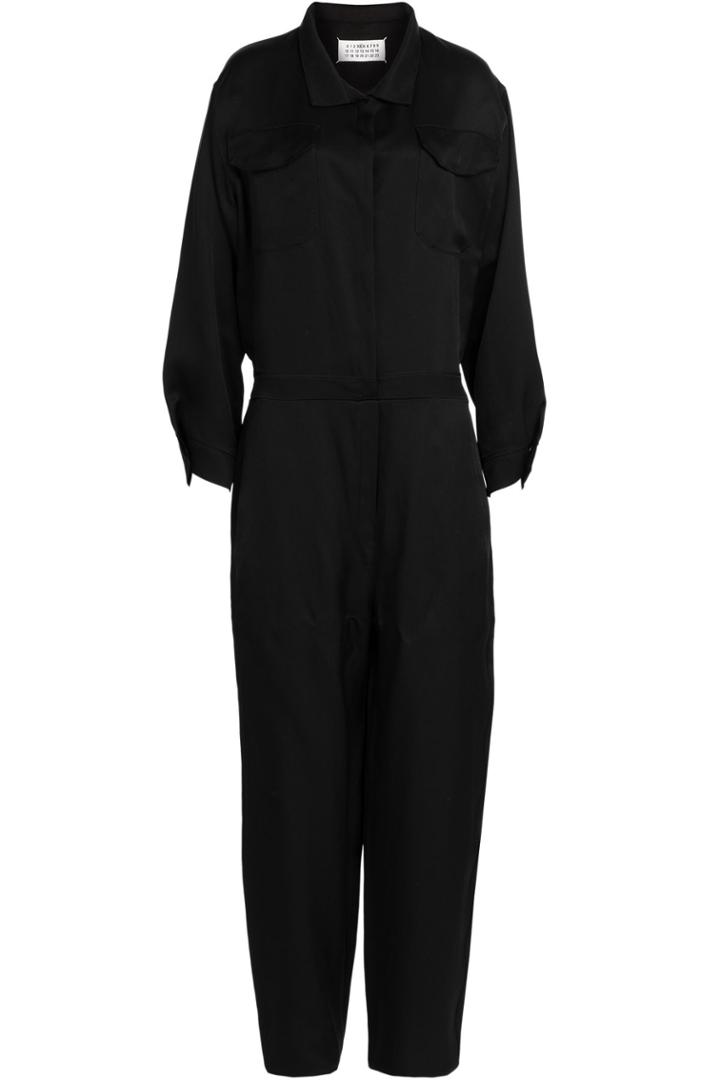 Maison Margiela Maison Margiela Duchesse-satin Jumpsuit - Black
