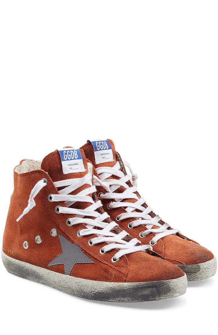 Golden Goose High-top Slide Suede Sneakers