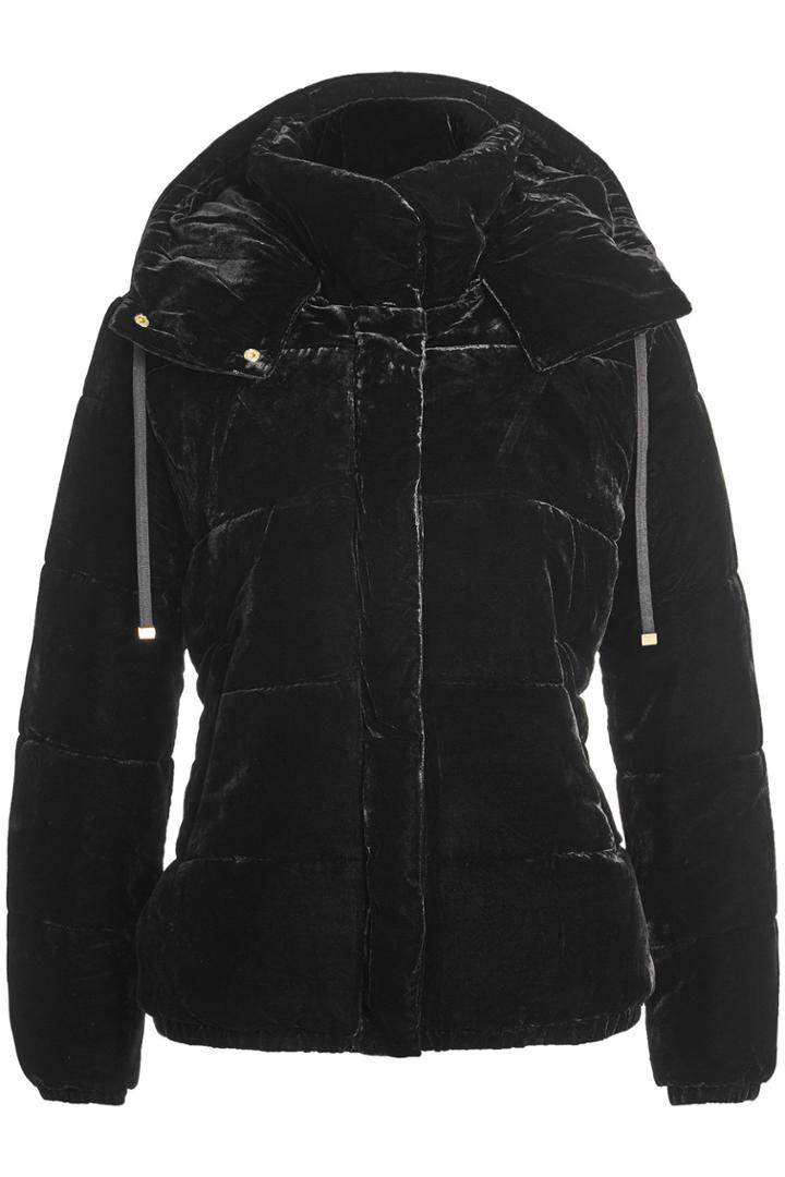 Closed Closed Velvet Jacket With Hood