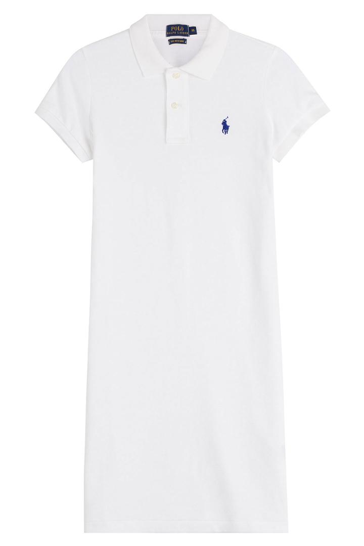 Polo Ralph Lauren Polo Ralph Lauren Cotton Polo Shirt Dress - White