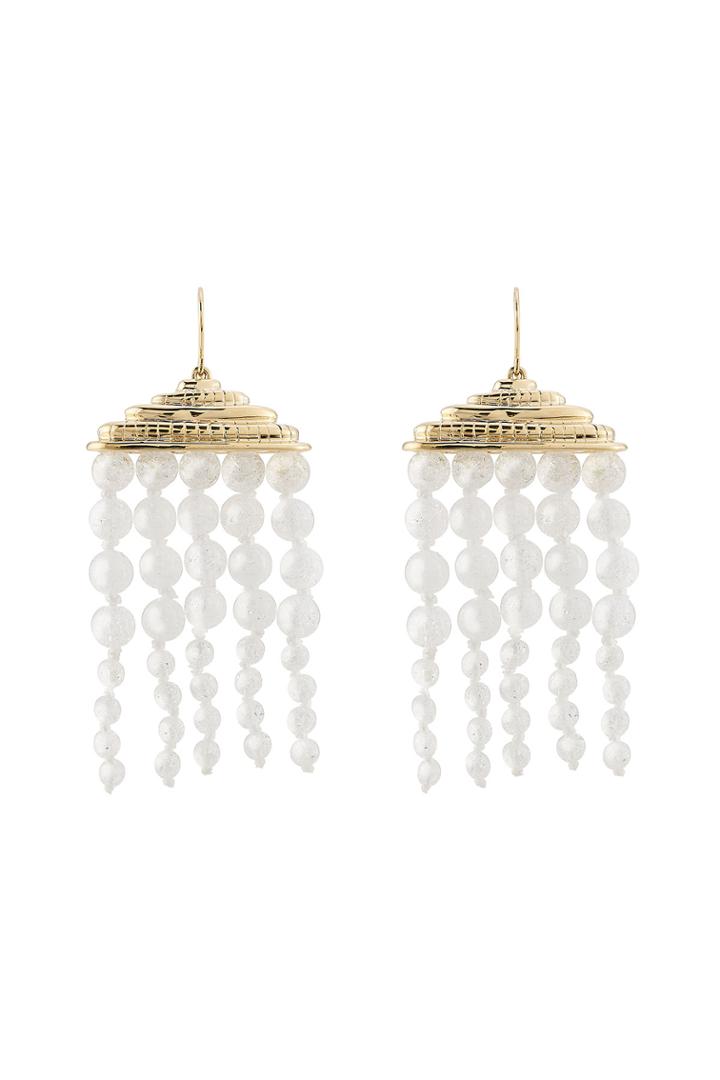 Aurélie Bidermann Aurélie Bidermann Crystal Chandelier Earrings - White