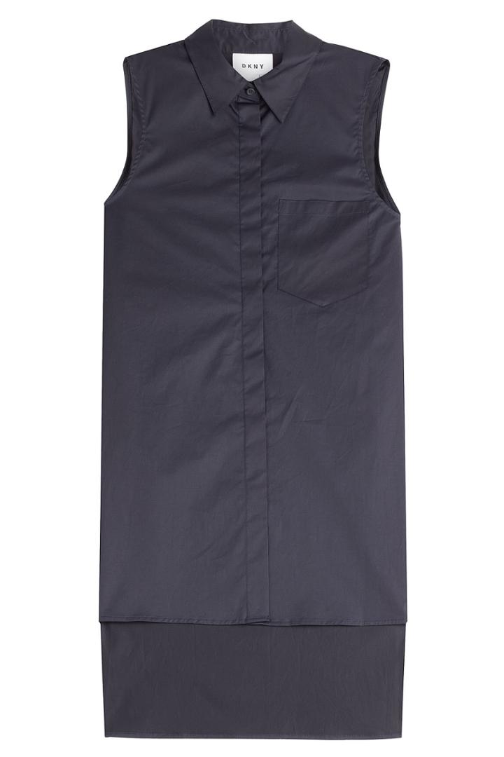 Dkny Dkny Cotton Tunic - Blue