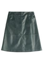 Mcq Alexander Mcqueen Mcq Alexander Mcqueen Perforated Leather Skirt