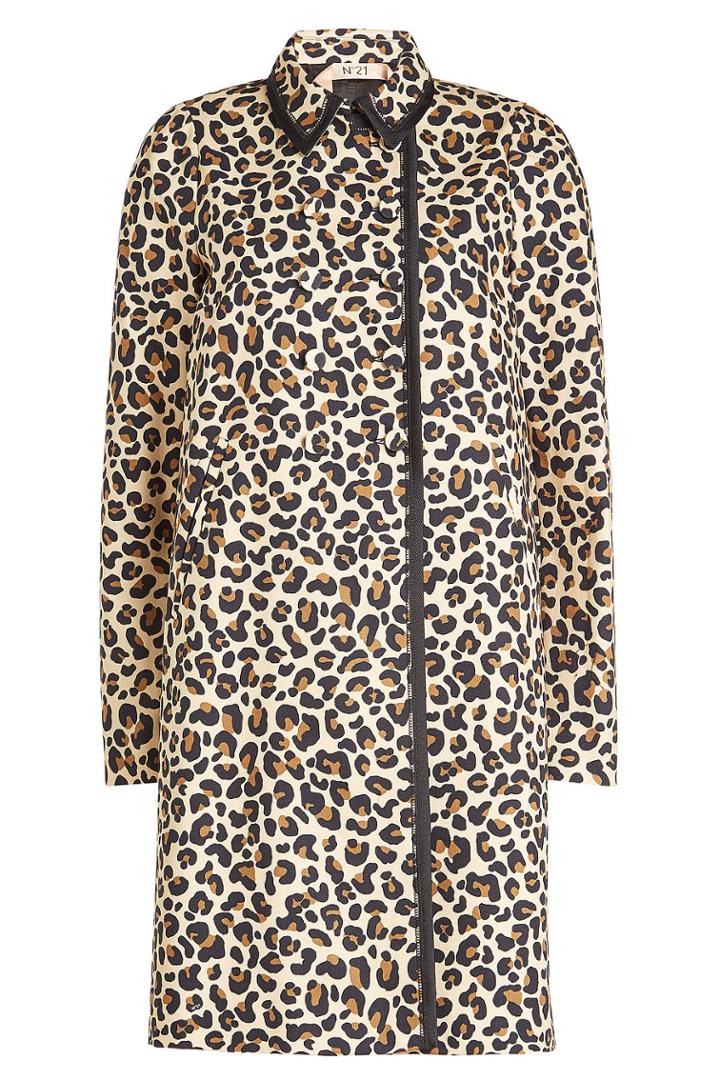 N 21 N&deg;21 Printed Cotton Coat