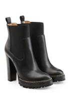 Sergio Rossi Sergio Rossi Black Leather Ankle Boots