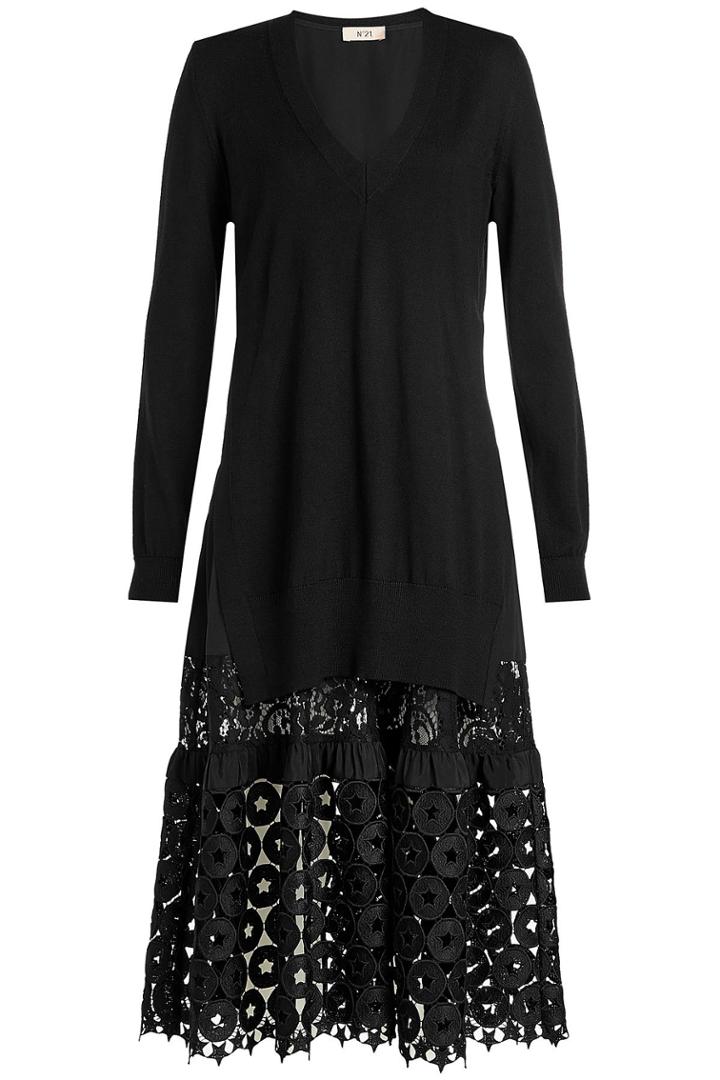 N°21 N°21 Wool Dress With Cut-out Pattern