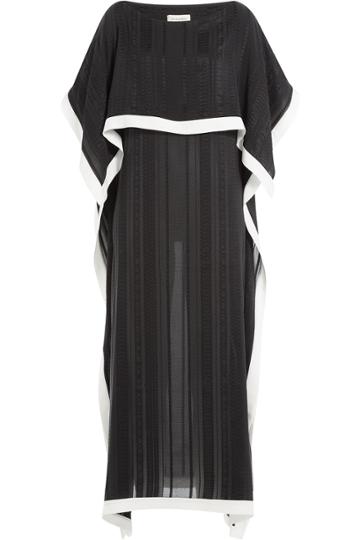 Zeus + Dione Zeus + Dione Silk Layered Front Dress - Black