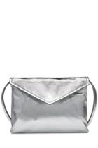 Maison Margiela Maison Margiela Metallic Leather Shoulder Bag - Silver