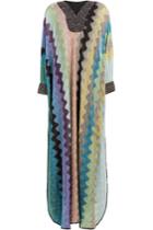 Missoni Missoni Embellished Crochet Knit Maxi Dress - None