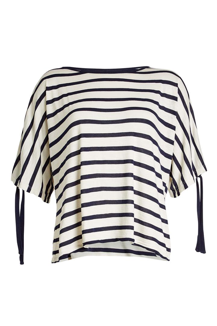 Velvet Velvet Jude Striped Top With Cotton