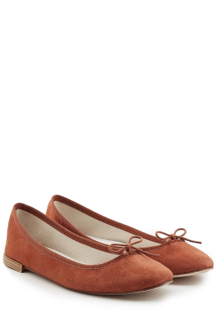 Repetto Repetto Cendrillon Suede Ballerinas - Camel
