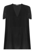 Alexander Mcqueen Alexander Mcqueen Silk Cape Top