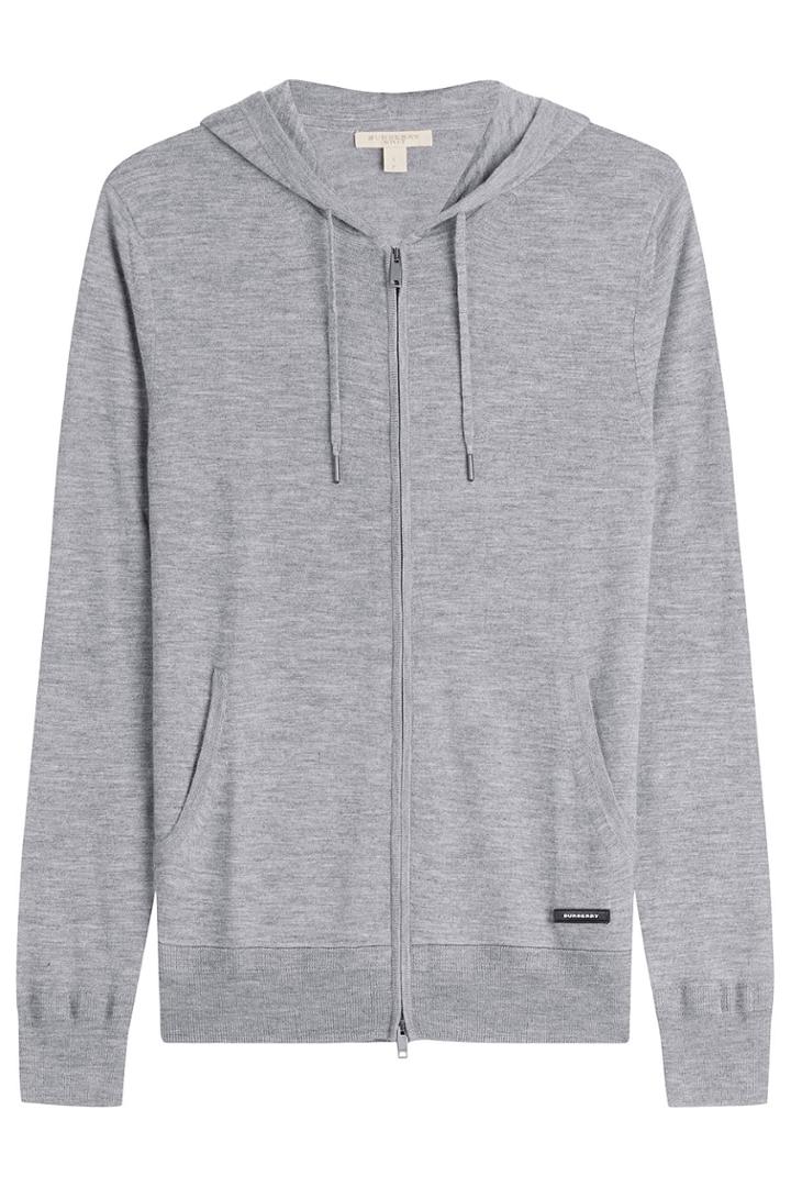 Burberry Brit Burberry Brit Zipped Cashmere Cardigan - Grey