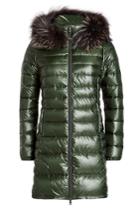 Duvetica Duvetica Down Coat With Fur-trimmed Hood