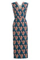 Emilia Wickstead Emilia Wickstead Flocked Midi Dress