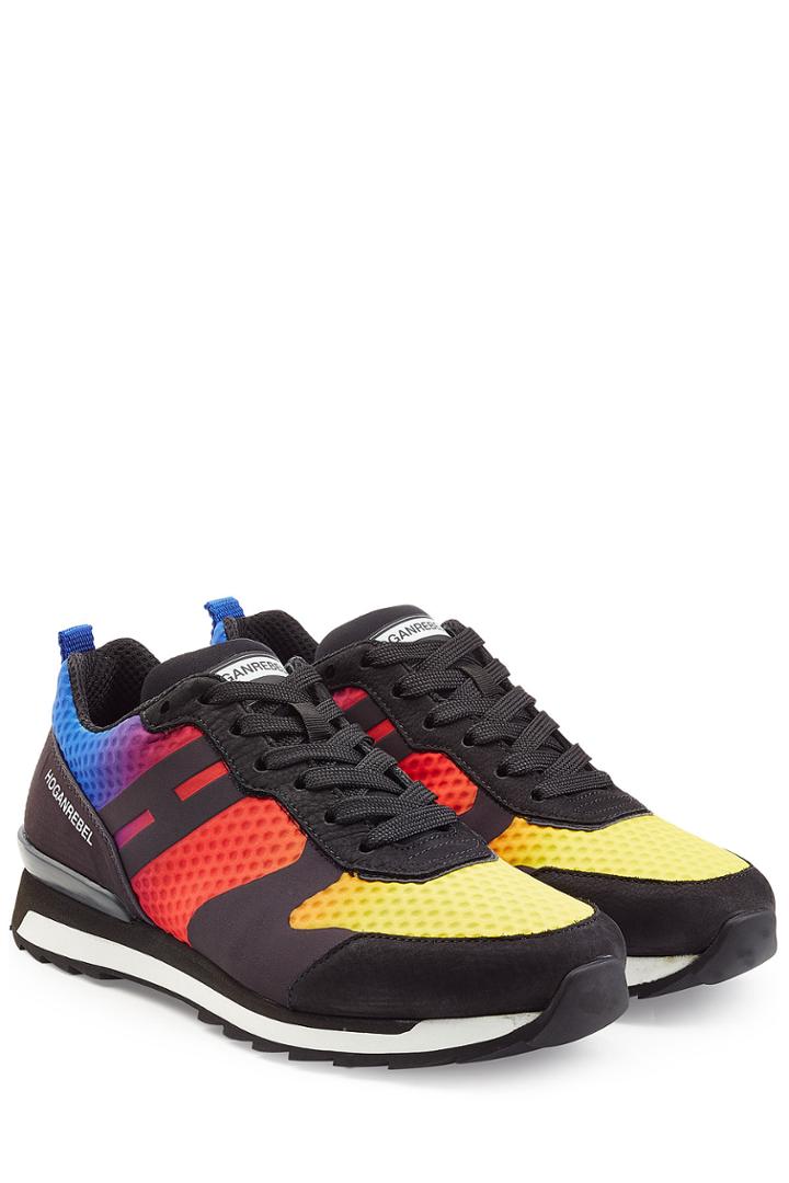 Hogan Rebel Hogan Rebel Rainbow And Suede Sneakers - Multicolor