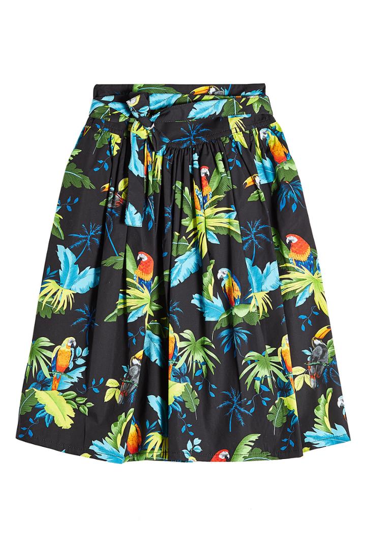 Marc Jacobs Marc Jacobs Printed Cotton-blend Midi Skirt