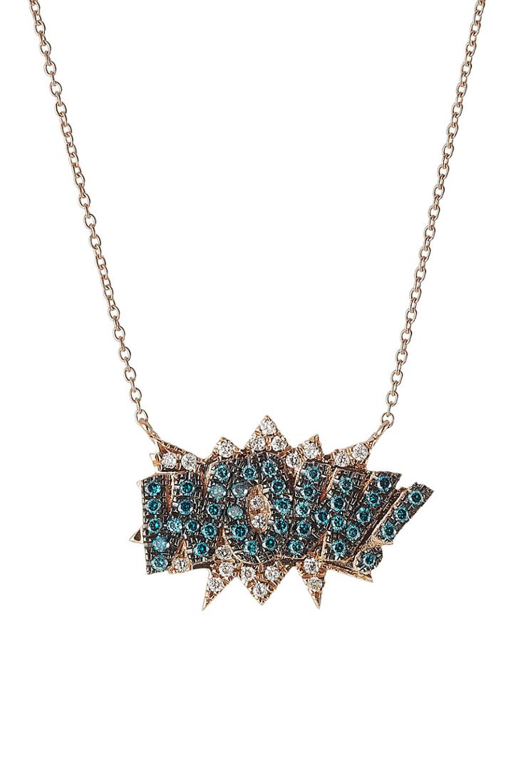 Diane Kordas Diane Kordas Wow! 18kt Rose Gold Necklace With Diamonds - Multicolor