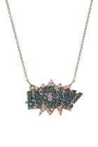 Diane Kordas Diane Kordas Wow! 18kt Rose Gold Necklace With Diamonds - Multicolor