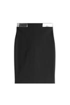 Mugler Mugler Pencil Skirt With Metallic Detail - Black