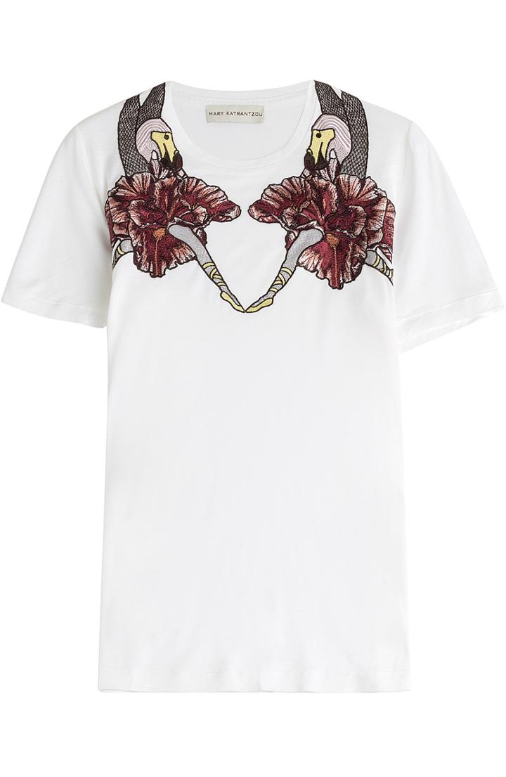Mary Katrantzou T-shirt With Applique
