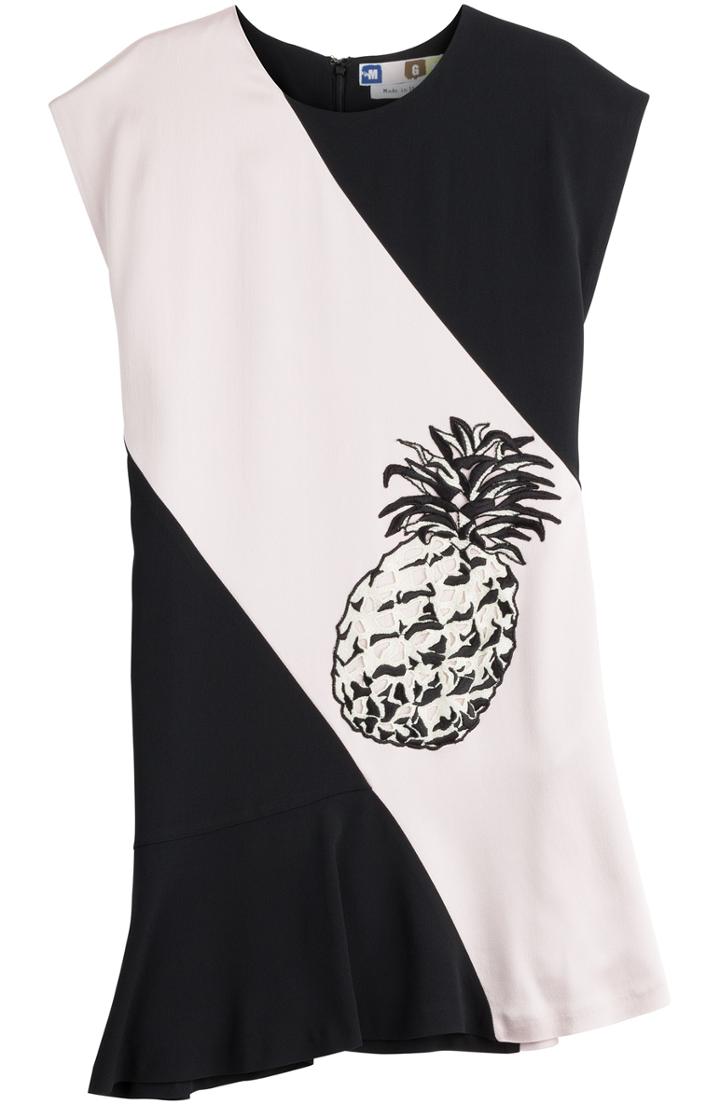 Msgm Pineapple Printed Mini-dress