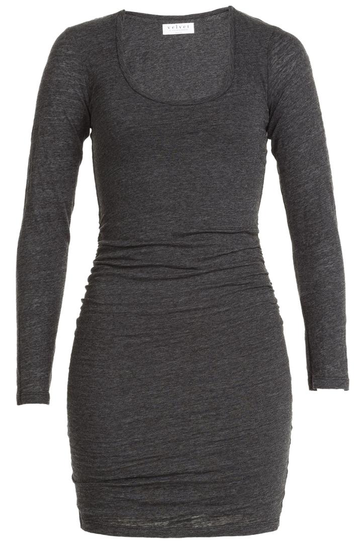 Velvet Velvet Stretch Jersey Dress - Grey