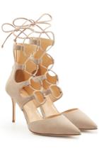 Giuseppe Zanotti Giuseppe Zanotti Lace-up Suede Pumps - Beige