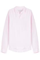 Orlebar Brown Orlebar Brown Linen Polo Shirt - Pink